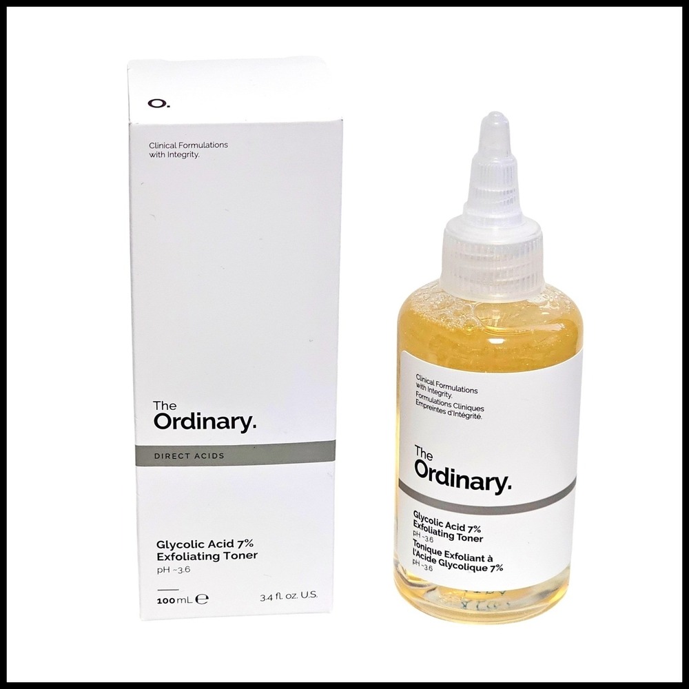 The Ordinary Glycolic Acid 7% Exfoliating Toner 3.4 fl.oz. Full Size New in Box